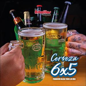 ARBOLITOS DE CAJEME: 6X5 CERVEZAS.